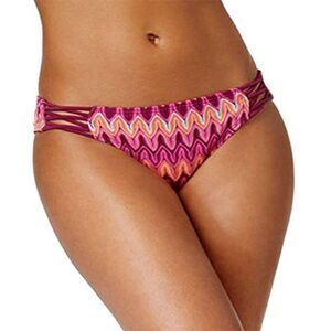 HULA HONEY - Printed Strappy Swim Bikini Bottoms